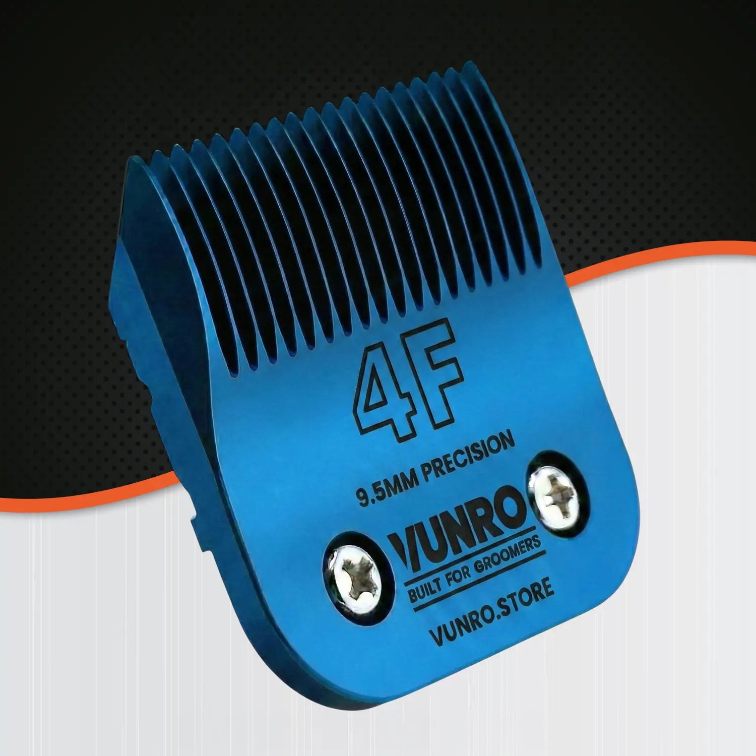 4F Blue Steel Dog Clipper Blade (9.5 mm)