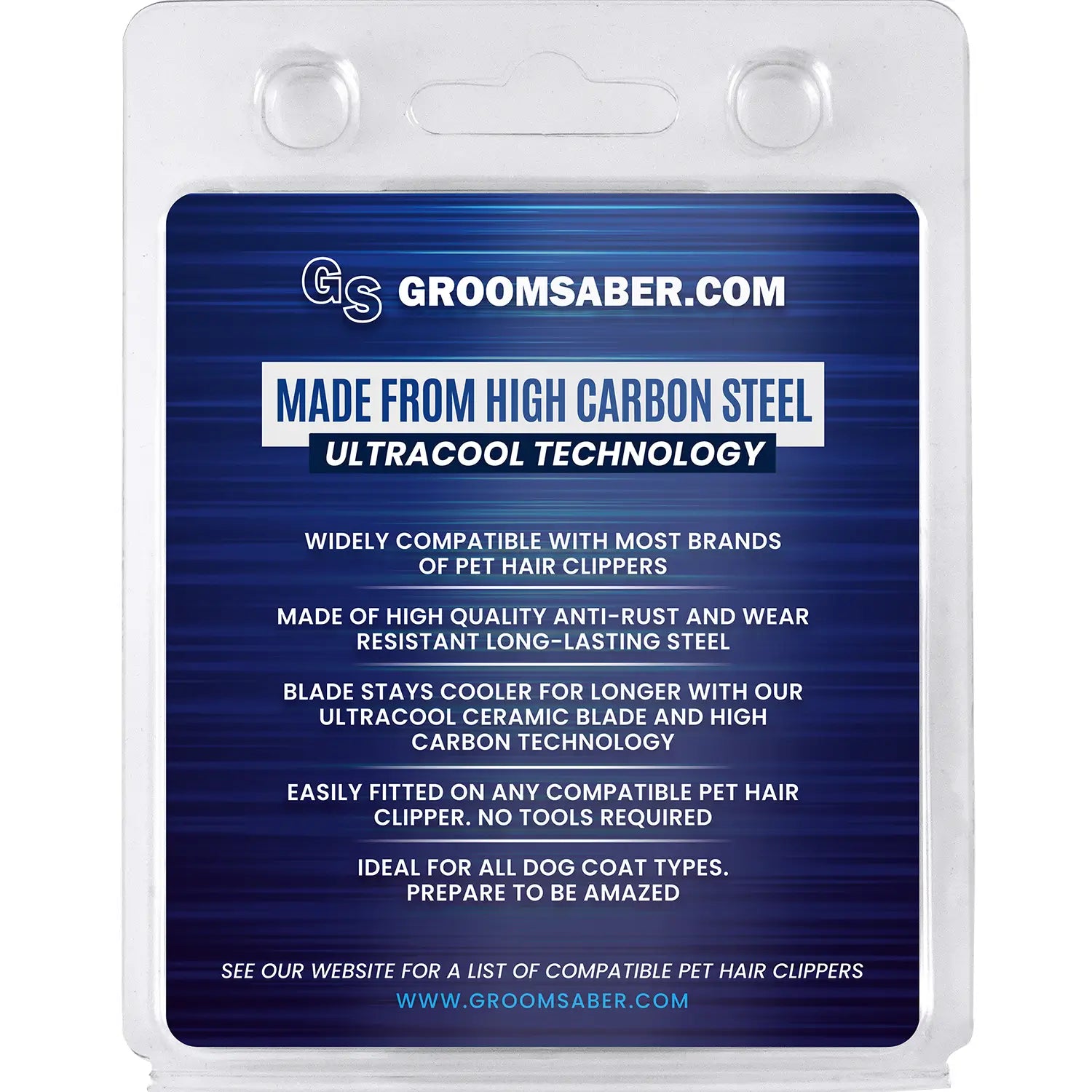 7F Blue Steel Dog Clipper Blade (3.2 mm)